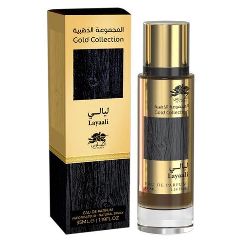 AL FARES Gold Collection Layaali Eau De Parfum Higly Concentrated 35ML X 6 PACK