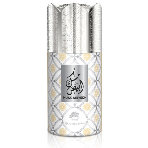 AL FARES Musk Abiyedh Perfume Deodorant 250ml 6x PACK