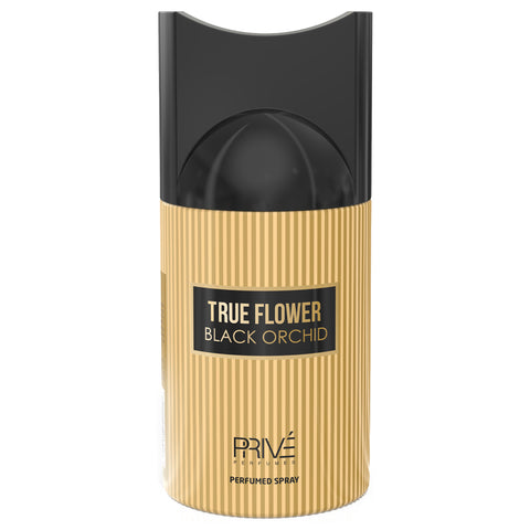 PRIVE True Flower Black Orchid Perfume Deodorant 250ml 6x PACK