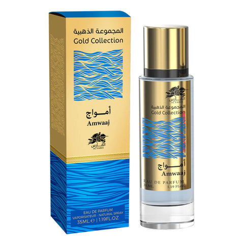 AL FARES Gold Collection Amwaaj Eau De Parfum Higly Concentrated 35ML X 6 PACK