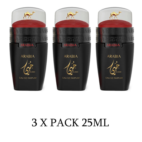 Arabia Hubbi 25 ML EDP – 3-Pack By Le Chameau – Fragrance Wholesale