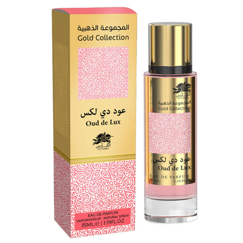 AL FARES Gold Collection Oud De lux  Eau De Parfum Higly Concentrated 35ML X 6 PACK