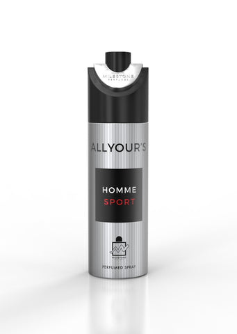 MILESTONE All Yours Homme Sport 200ML Deodorant - 6 Pack