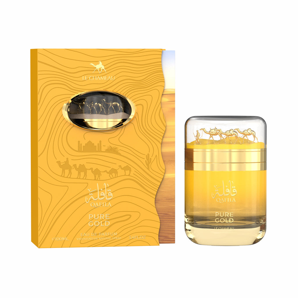 LE CHAMEAU Qafila Pure Gold Eau De Parfum 100ML