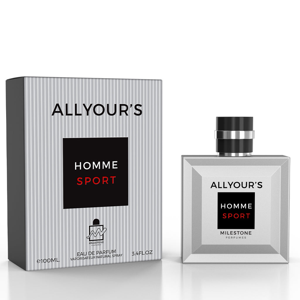 MILESTONE All Yours Homme Sport (Pour Homme)  100ML EDP