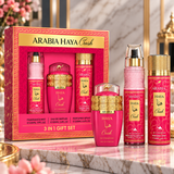 Le Chameau Arabia Haya Crush Women’s Fragrance Gift Set – 100ml Eau de Parfum, 235ml Mist & 200ml Spray