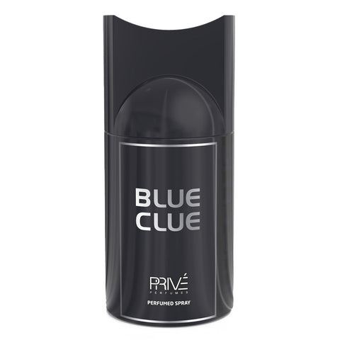 PRIVE Blue Clue Perfume Deodorant 250ml 6x PACK
