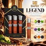 EMPER Legend Pour Homme Eau De Parfum 5x 20ml Plus 1 Free Tester