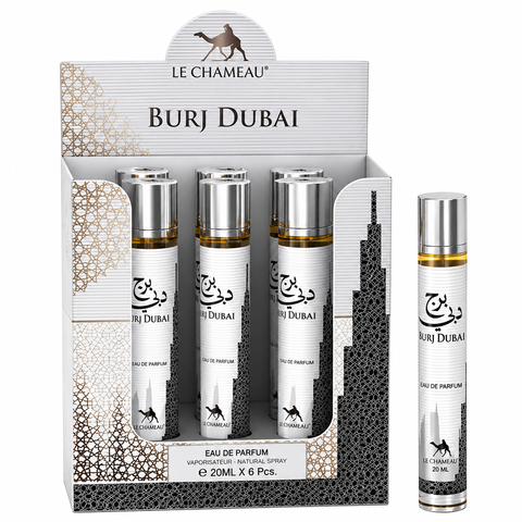 LE CHAMEAU Burj Dubai Eau De Parfum 5x 20ml Plus 1 Free Tester