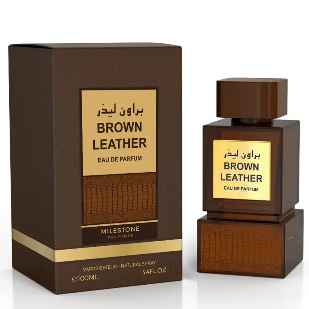 MILESTONE Brown Leather Unisex 100ML BY EMPER
