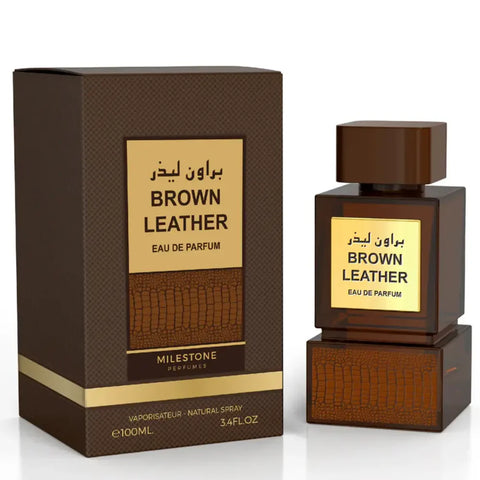 MILESTONE Brown Leather Unisex 100ML BY EMPER
