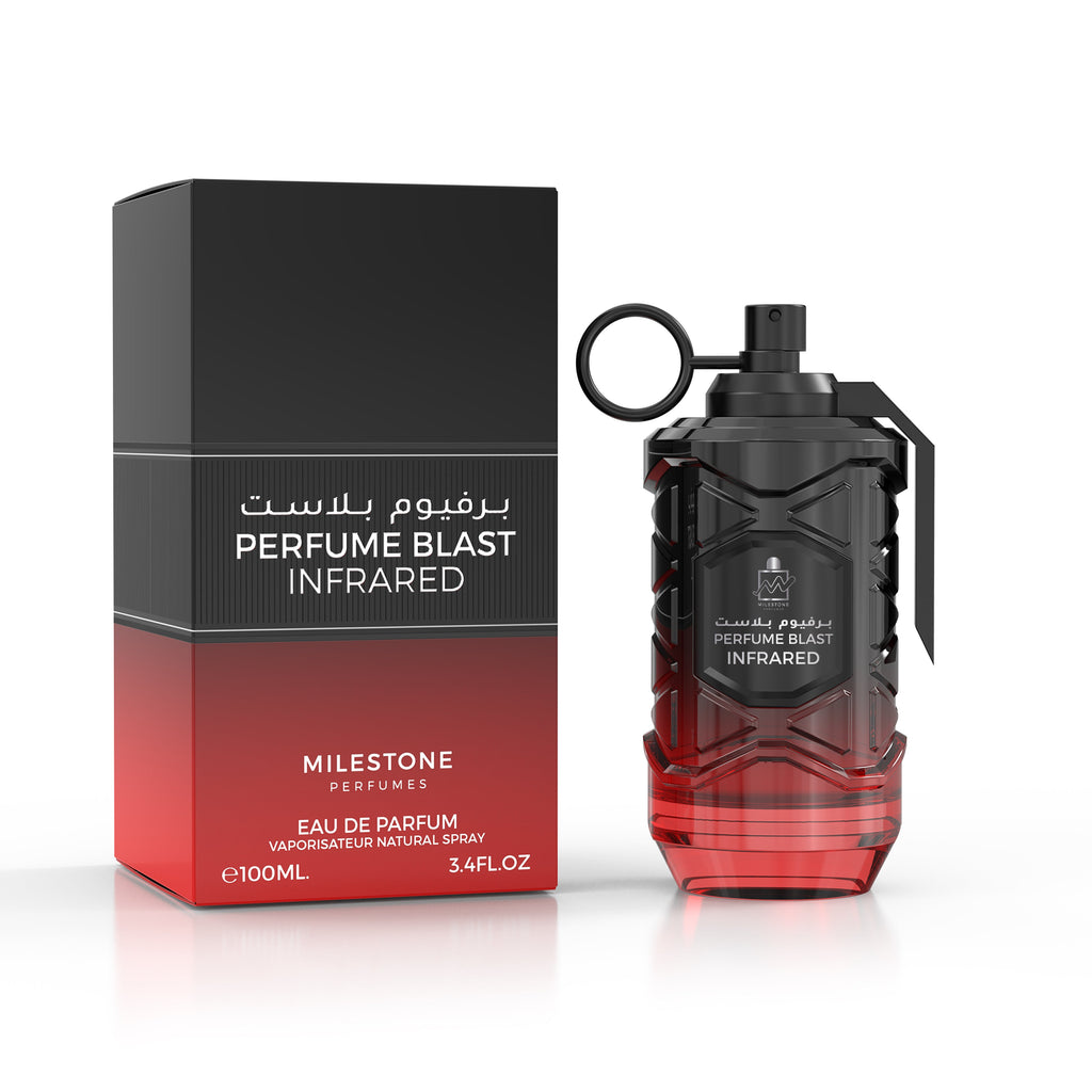 MILESTONE COLLECTION PERFUME BLAST INFRARED 100ML Eau De Parfum 3X Pack