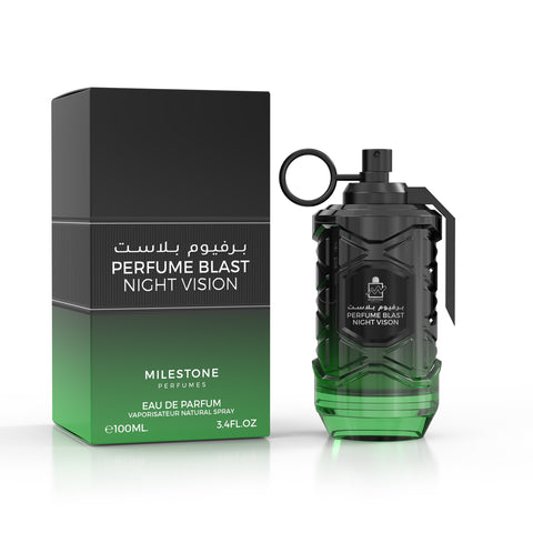 MILESTONE COLLECTION PERFUME BLAST NIGHT VISION 100ML Eau De Parfum 3X Pack
