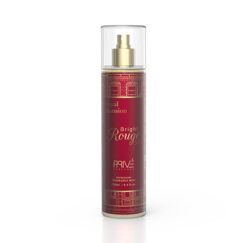 PRIVE Bright Rouge 555 - Body Mist - 250ml 3-Pack