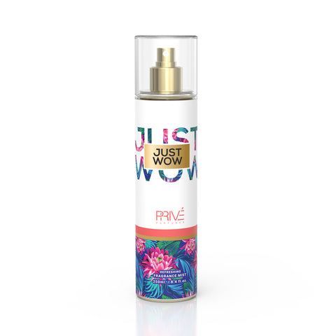 PRIVE Just Wow - Body Mist - 250ml 3-Pack