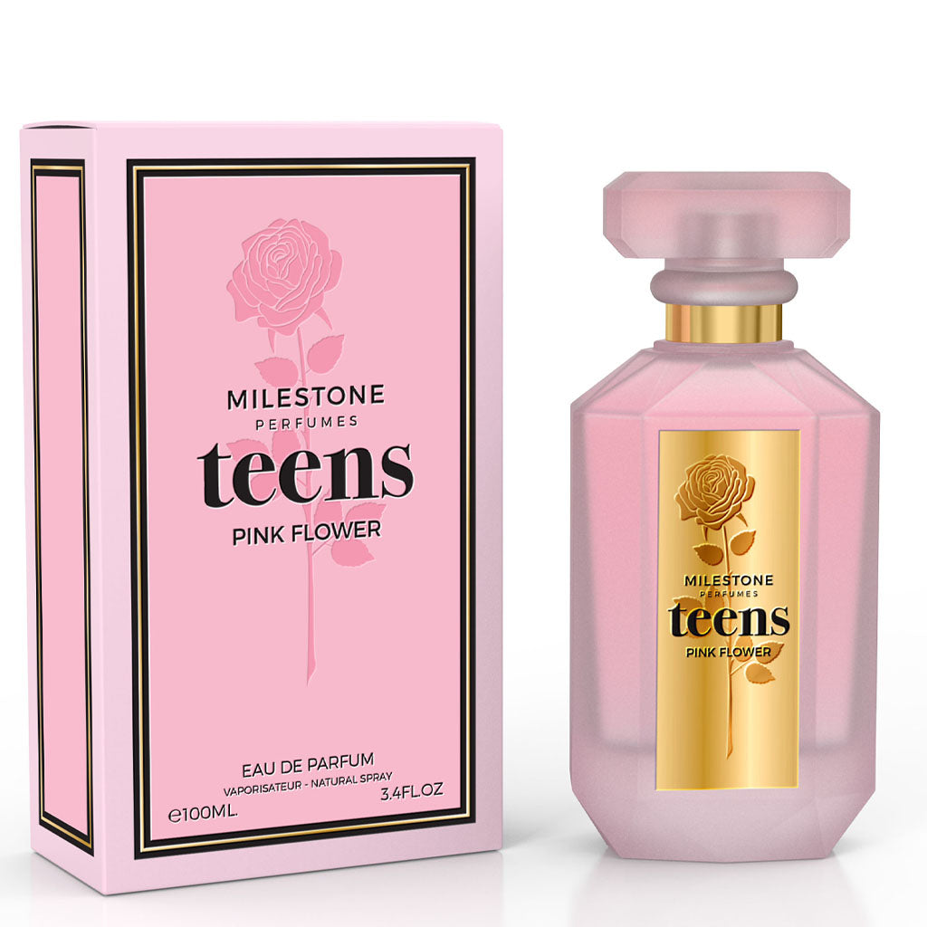 MILESTONE Teens Pink Flower (Pour Femme)  100ML EDP