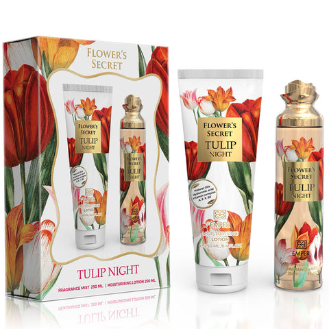 EMPER Gift Set Flower'S Secret Tulip Night