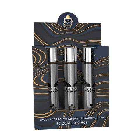 MILESTONE VENTOROUS Eau De Parfum 5x 20ml Plus 1 Free Tester