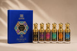 EMPER Velvet Collection Blue Box 6 X  12ml UNISEX HIGLY CONCENTRATED FRAGRANCE OIL SET