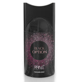 PRIVE Black Option Perfume Deodorant 250ml 6x PACK