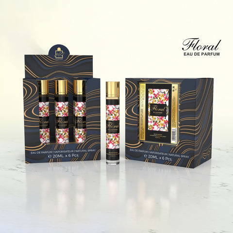 MILESTONE FLORAL Unisex Eau De Parfum 5x 20ml Plus 1 Free Tester