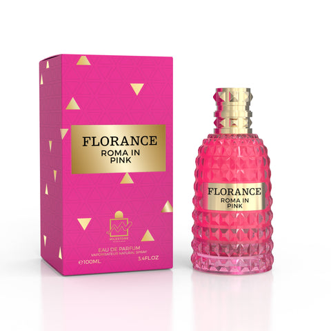 MILESTONE COLLECTION  FLORANCE ROMA IN PINK 100ML Eau De Parfum 3X Pack