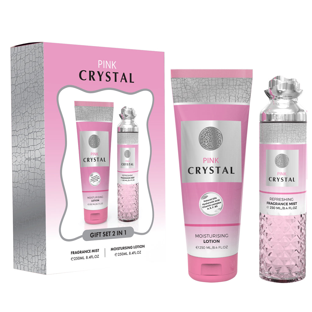 MILESTONE Gift Set 2 IN 1 Pink Crystal