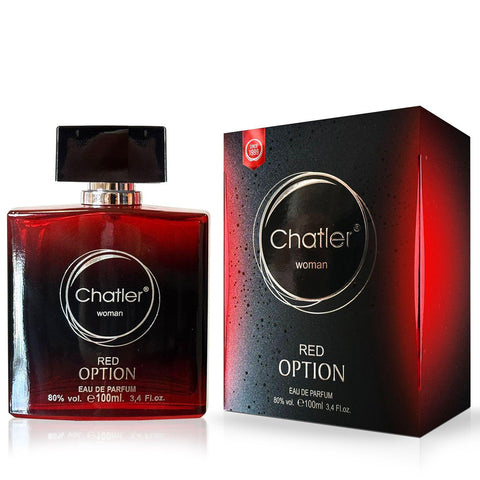 CHATLER Red Option Eau De Parfum 100ML 3x PACK