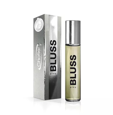 5x Bluss Grey chatler Men Eau De Parfum 30ml plus free tester