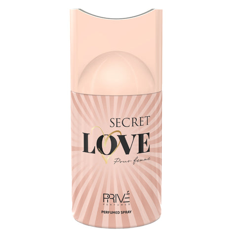 PRIVE Secret Love Perfume Deodorant 250ml 6x PACK
