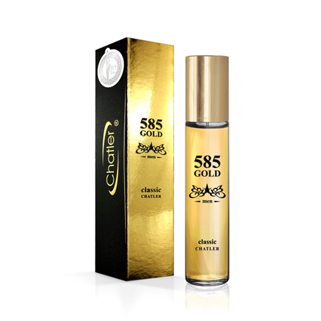 585 Gold Classic Men Eau De Parfum 5 x 30ml Plus 1 free tester