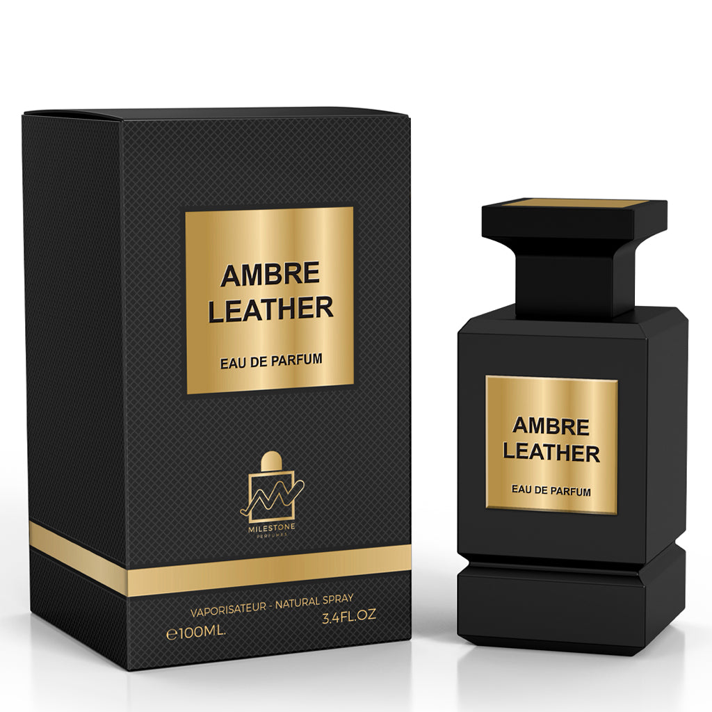 MILESTONE Ambre Leather (Unisex) 100ML Eau De Parfum – Fragrance